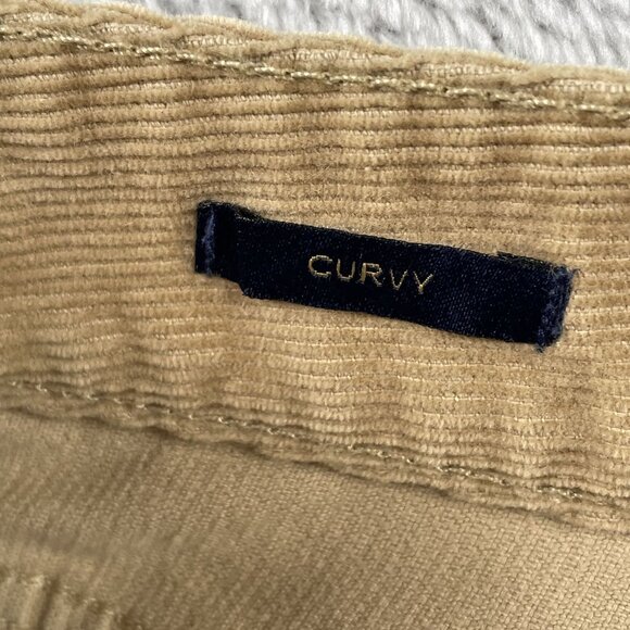 Talbots Corduroy Pants Womens 6P Tan Cords Curvy - Picture 3 of 9